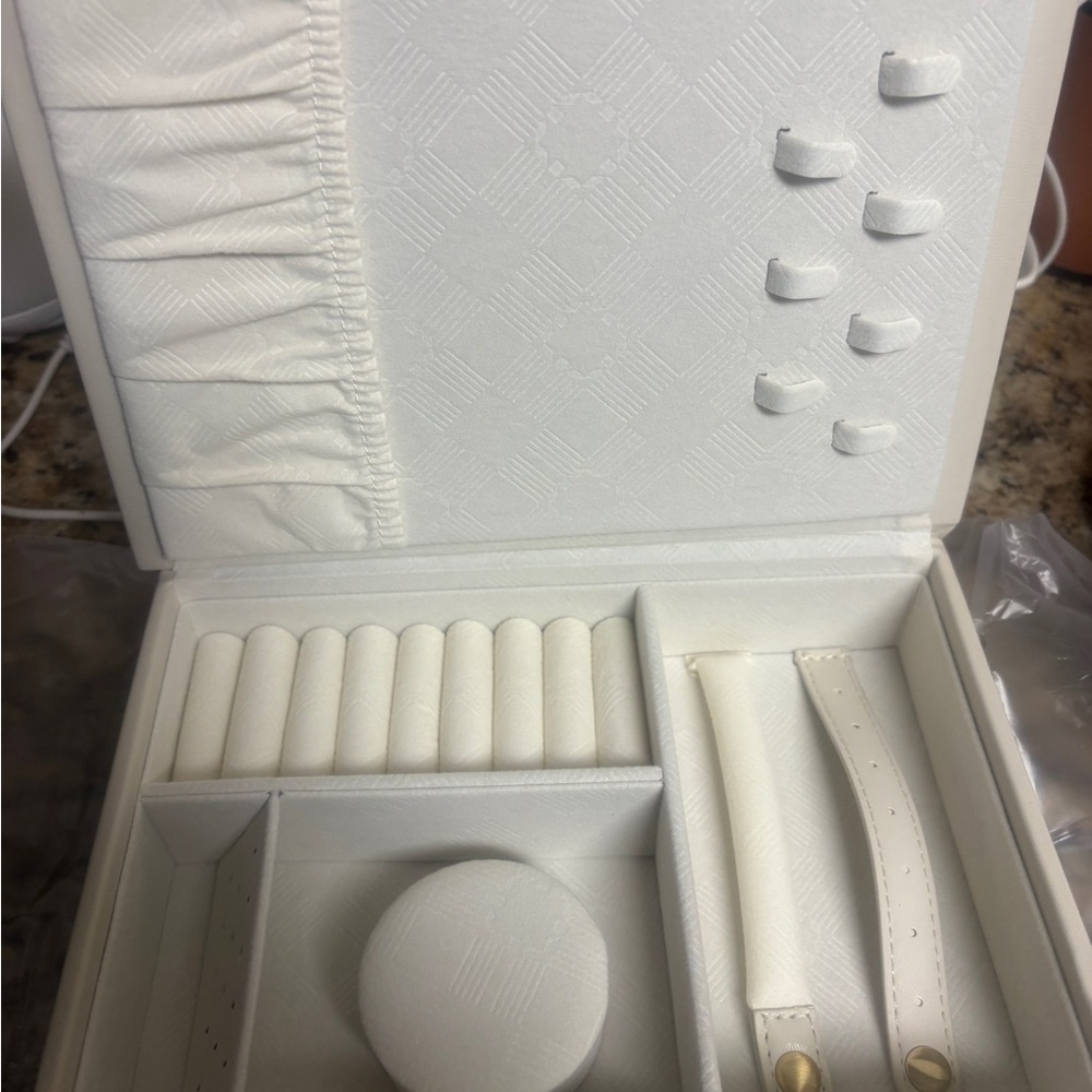 White Jewelry Organizer Box